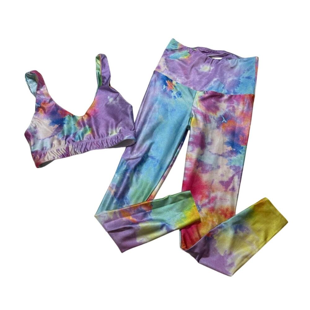 Goldsheep Set Leggings Sports Bra Women's Small Multicolor - Picture 5 of 5
